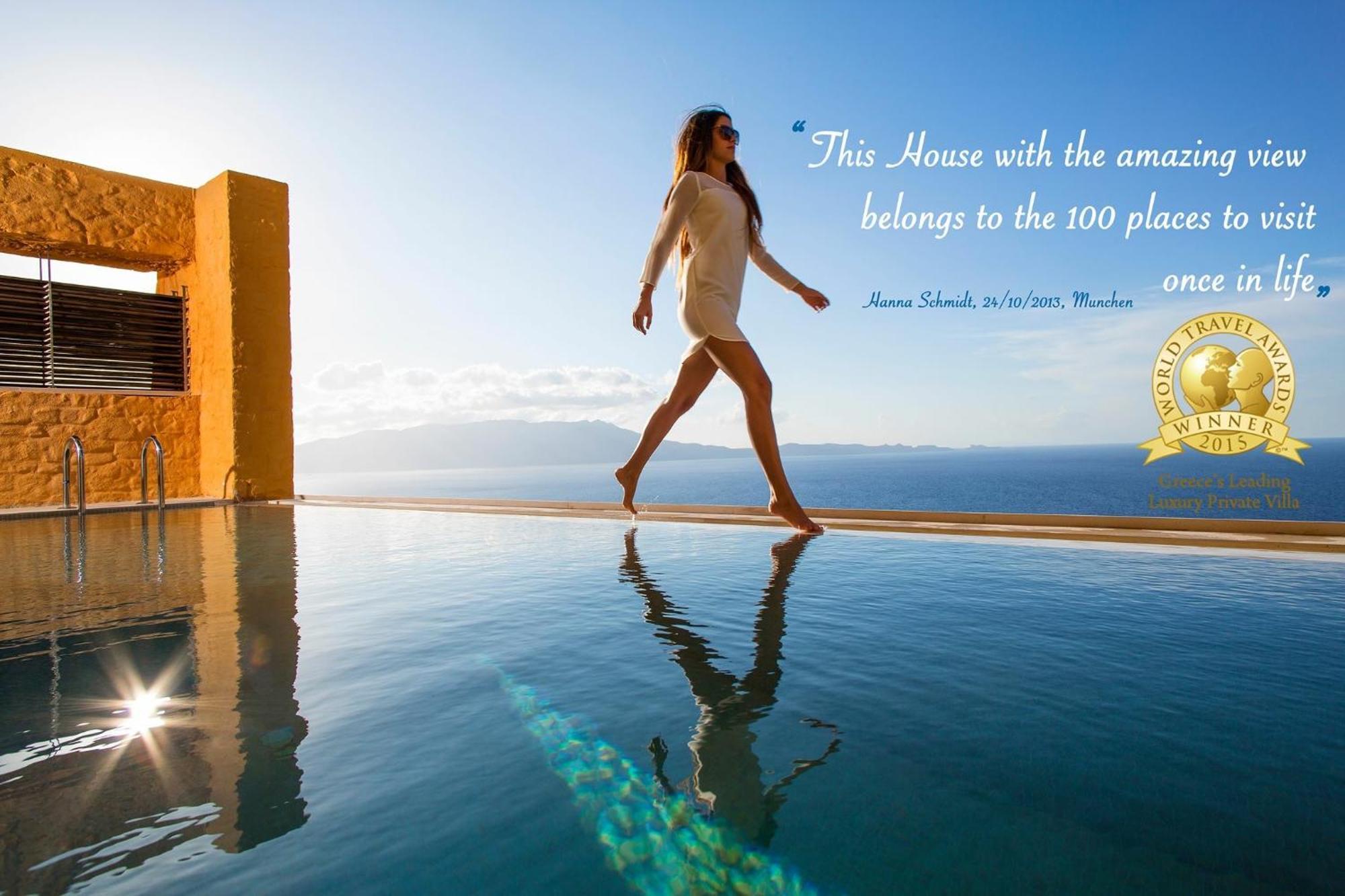 Beachfront Ravdoucha Epavlis Eleni Villa - Pool, Hot Tub, Gym, Sauna, Private Parking, Wifi Chania  Buitenkant foto