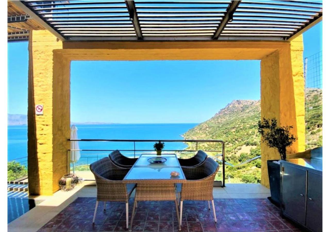 Beachfront Ravdoucha Epavlis Eleni Villa - Pool, Hot Tub, Gym, Sauna, Private Parking, Wifi Chania  Buitenkant foto