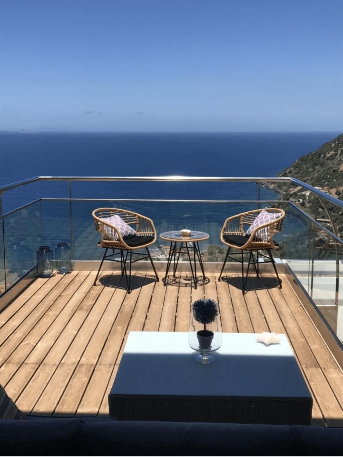 Beachfront Ravdoucha Epavlis Eleni Villa - Pool, Hot Tub, Gym, Sauna, Private Parking, Wifi Chania  Buitenkant foto